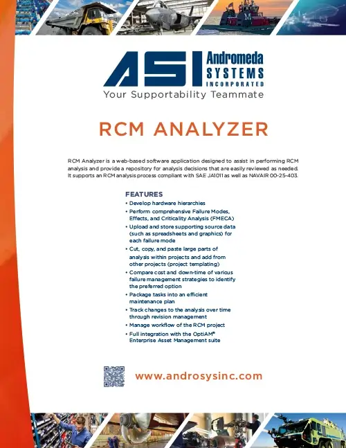 Image of RCM Analyzer Brochure